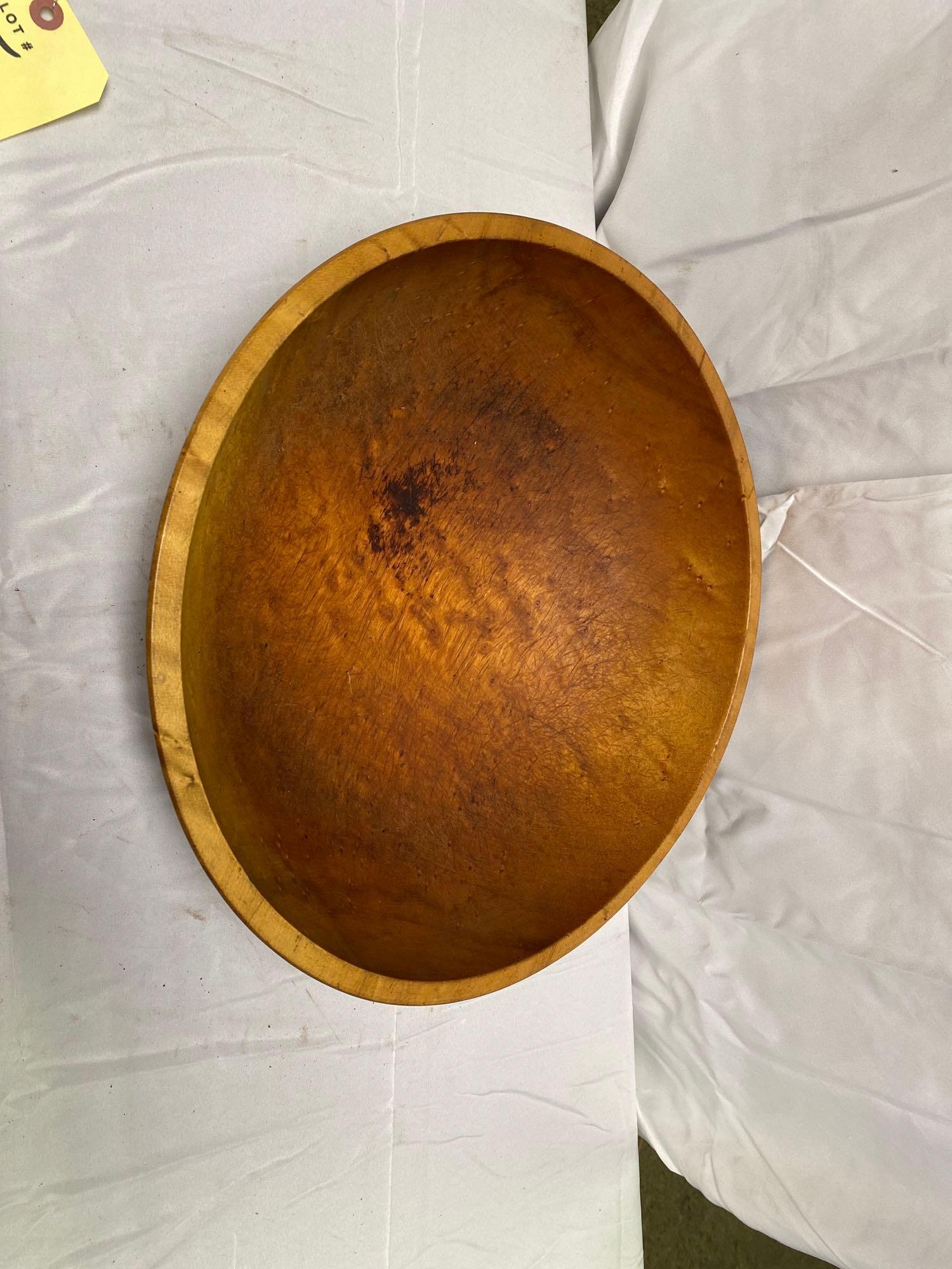 Birds eye maple dough bowl