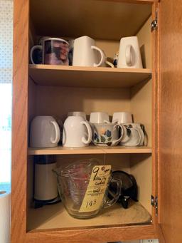 bakeware, mugs, spices