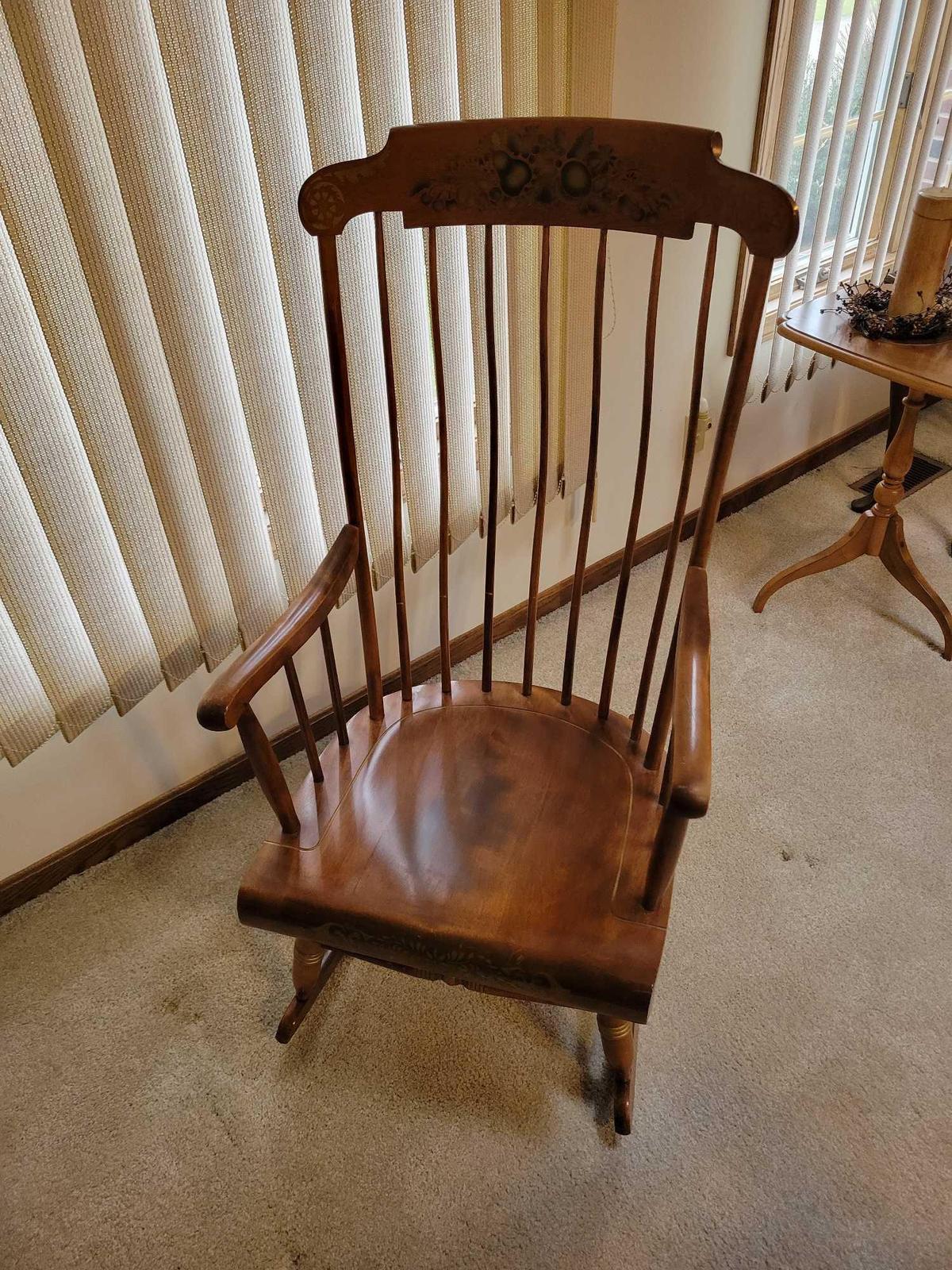 Nichols and Stone stenciled rocker