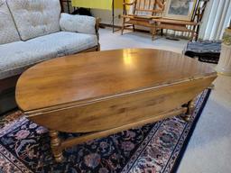 Ethan Allen drop leaf coffee table