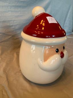 Santa Cookie Jar