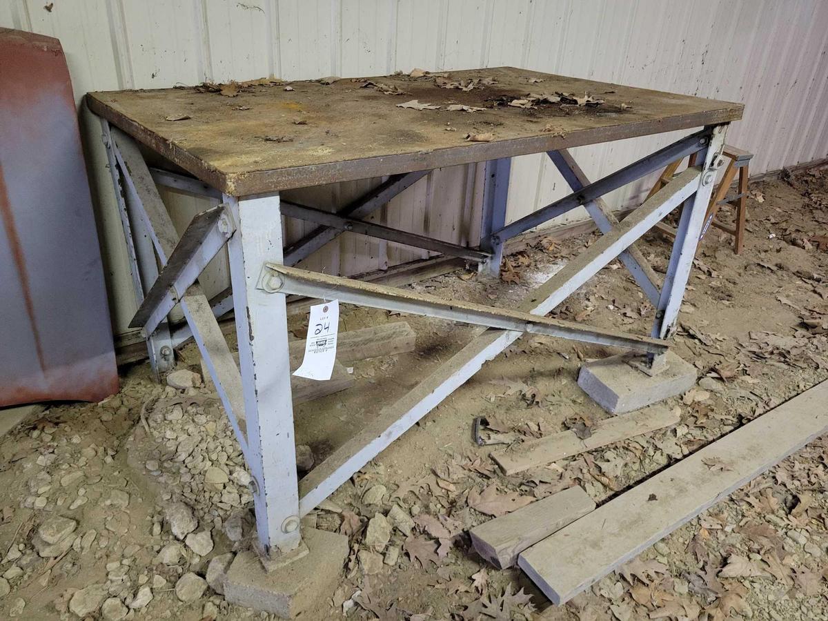 heavy metal work bench