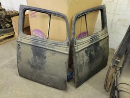 coupe body doors and 2 fenders, no trunk lid, no hood, no rad shell, section missing above doors