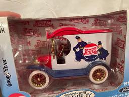 (3) die cast truck coin banks