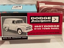 (3) SpecCast Die cast model trucks-coin banks