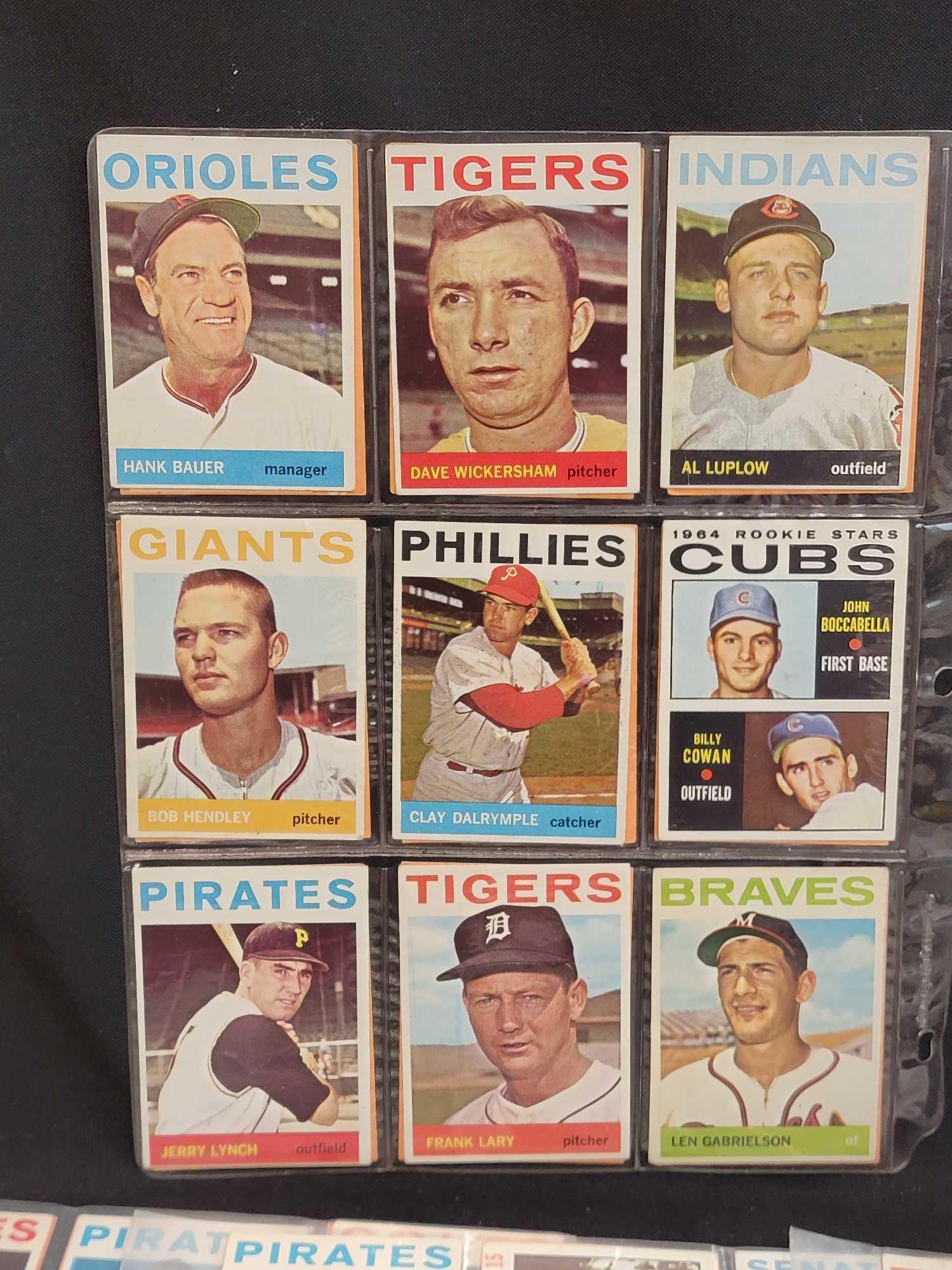 1964 Topps Baseball 200 different cards partial set Leaders Stars RCs Team cards