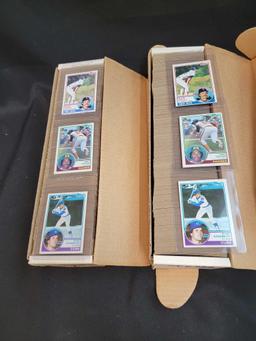 GREAT Lot Topps Baseball complete sets 1981 to 1993 Traded Sets 1986 to 1991