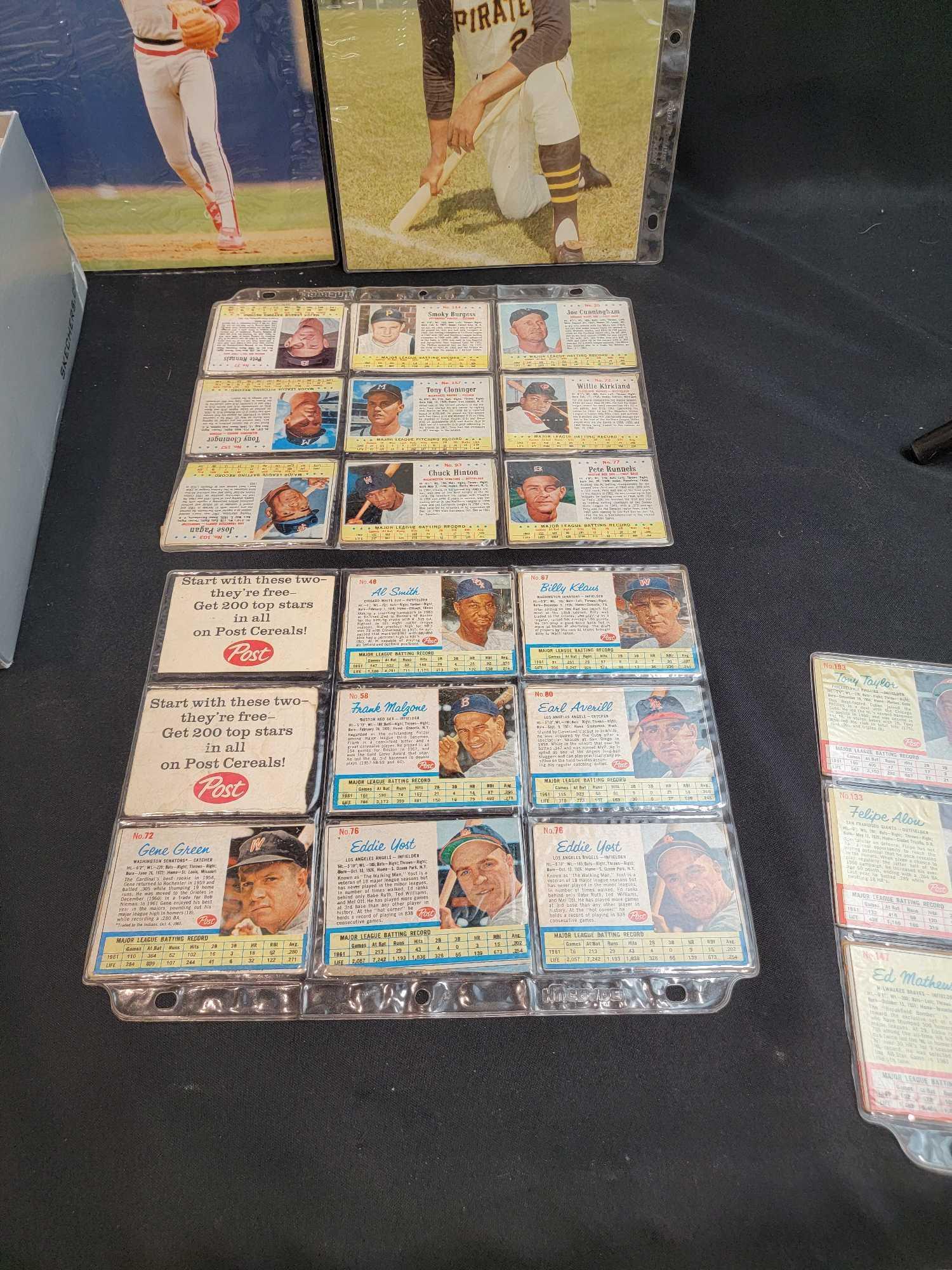 Topps Post Cereal 1955 Bowman and more Baseball card lot