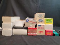 1987 to 1990 Baseball complete sets plus several boxes mixed sports cards HOFers RCs