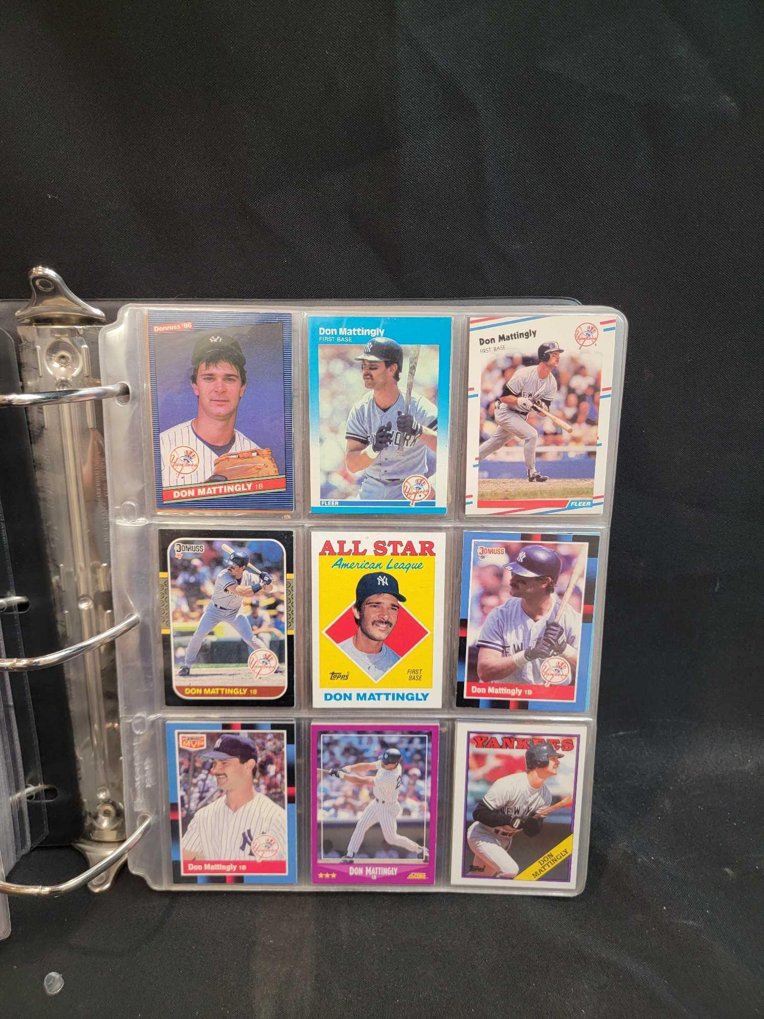 3 small 1 huge binders Sports cards HOFers RCs LOADED Cal Ripken Jr RC