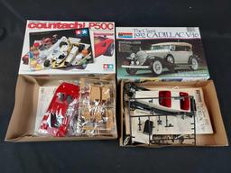 Tamiya Lamborghini Countach LP500S & Monogram 1932 Cadillac V-16