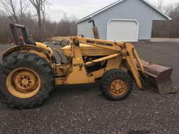 Ford 445a Diesel Loader tractor. Runs