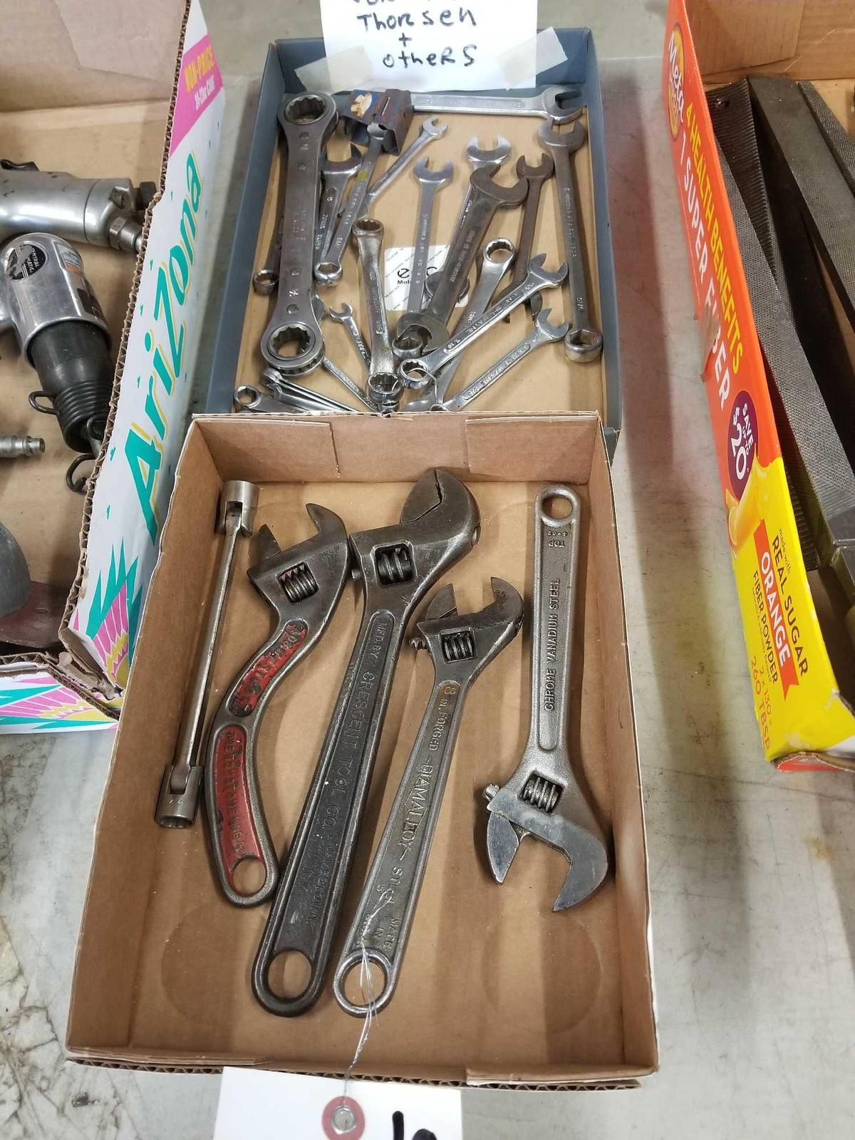 2 boxes of wrenches