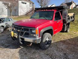 1996 Chevrolet Cheyenne 1Ton Dump W/Snow Plow Hookup