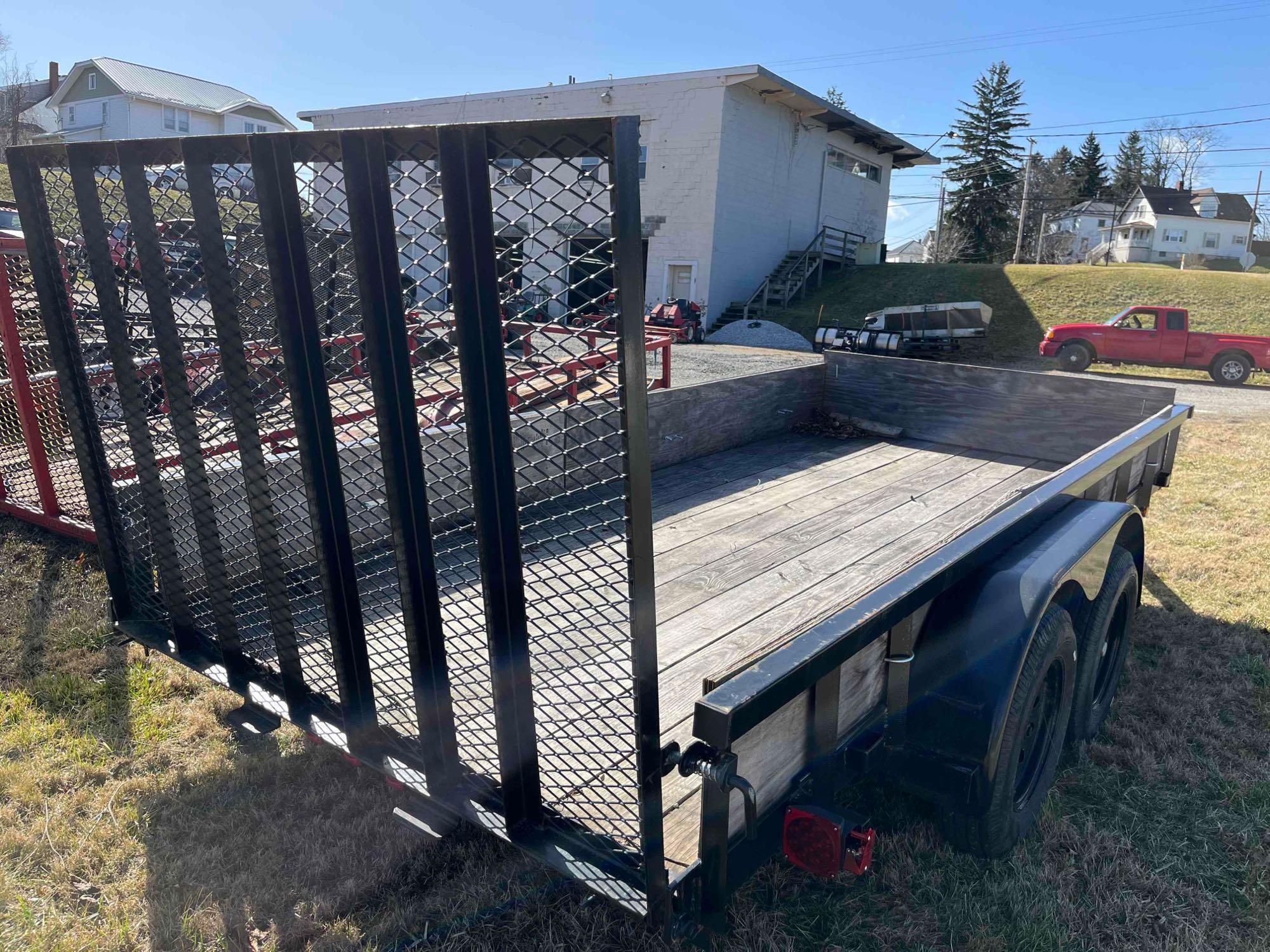 2020 Carry On 14FT Tandem Trailer W/Drop Gate