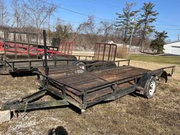 16 Ft Tandem Utility Trailer