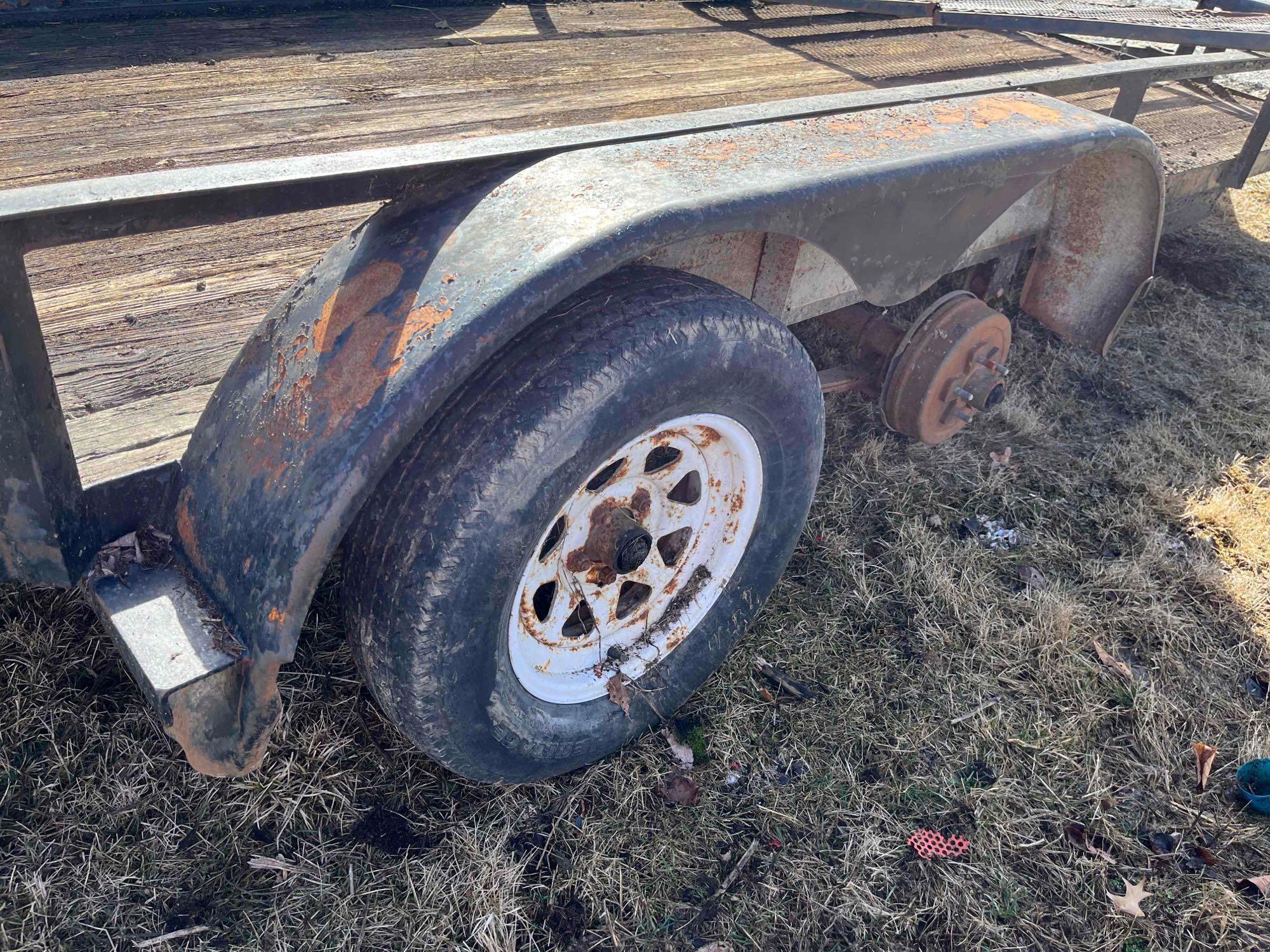 16 Ft Tandem Utility Trailer