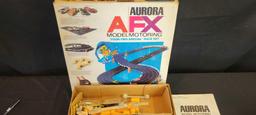 Aurora AFX four-two special slot car set with 4 cars