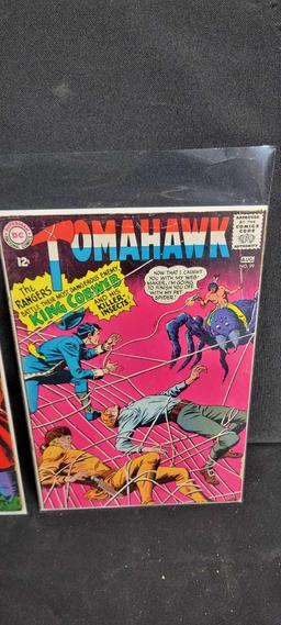 DC Tomahawk 12c comics, issue 96 and 99