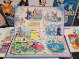 1950s 1960s Walt Disney Sleeping Beauty Game & Colorforms Toys