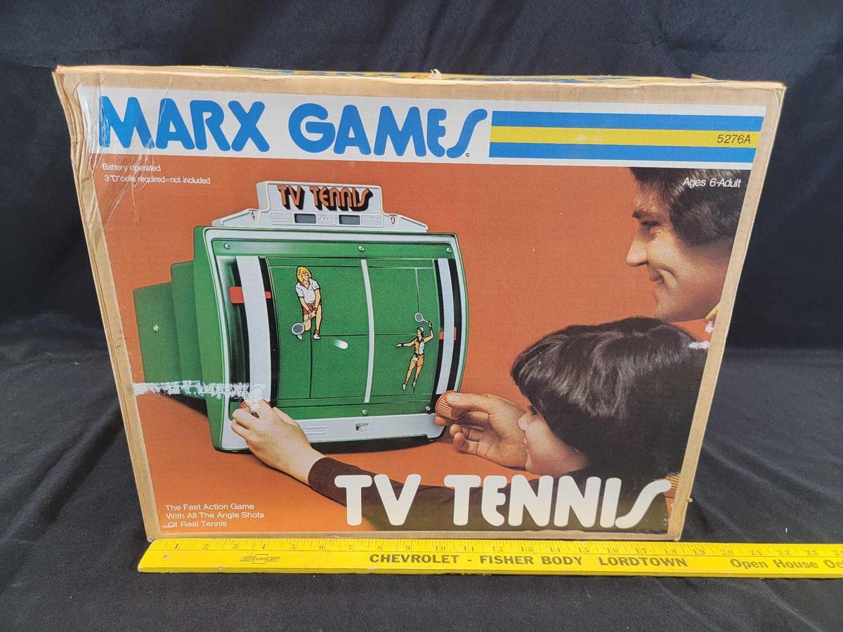 Marx 1970s TV Tennis Game 5276A in Box HTF