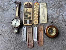 Vintage Thermometer and Barometers