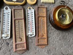 Vintage Thermometer and Barometers
