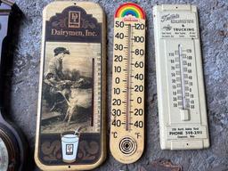 Vintage Thermometer and Barometers