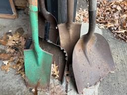 (4) Shovels