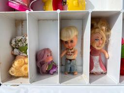 Kiddles Collectors Case with Dolls