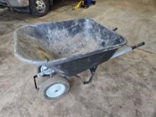 Plastic-tub wheelbarrow - needs repaired