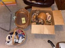 Assortment Of Basket & Toys