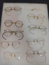 Vintage Eyeglasses and Spectacles lot