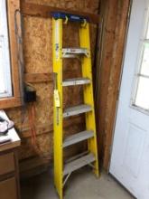 6' Werner fiberglass step ladder