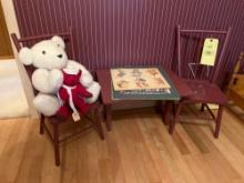 Doll or Childs table and chairs