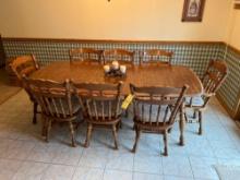 Dining Table and (8) Chairs