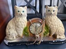 Cat Mantle Clock