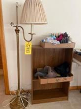 Floor lamp - shelf (no contents)