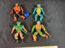Vintage MOTU HE-MAN Masters Universe Figures w Weapons
