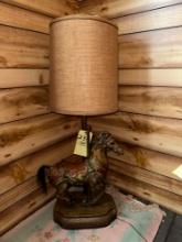 carousel horse lamp