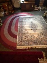 oval hooked rug and area room rug