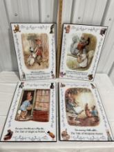 Beatrix Potter Tales Prints on Wood