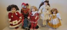 Barbara Lee Wendy, Collectible Memories Jennifer and assorted porcelain head dolls