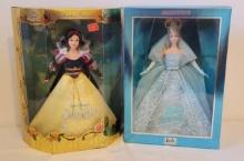 Mattel Barbie Snow White and Barbie 2001 dolls