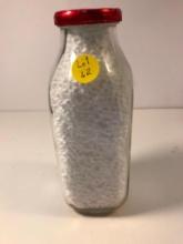 Vintage Acme Dairy Glass Milk Bottle w/ Lid - Massillon OH