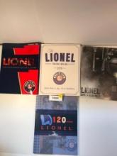 4 Lionel Train Catalogs - 2018, 2019, 120th Anniversary
