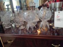 Pattern Glassware inc. Decanter, wine stops, Bowls, Vases