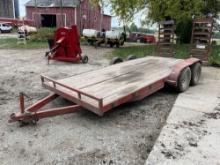 16ft Tandem axle Trailer with Ramps