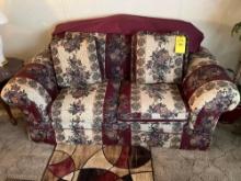 Matching Floral Sofa and Loveseat