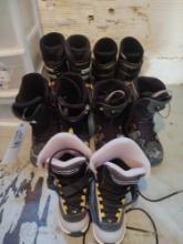 Assorted Snow Board & Ski Boots